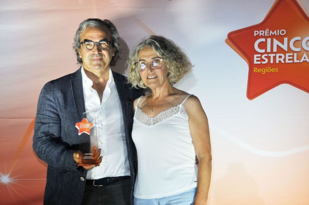 CLINIFATIMA, volta a ser premiada com o prémio 5 ESTRELAS pelo segundo ano consecutivo